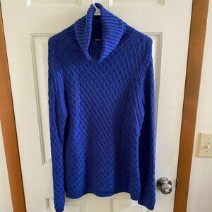 Brooklyn Industries Turtle Neck Blue Sweater